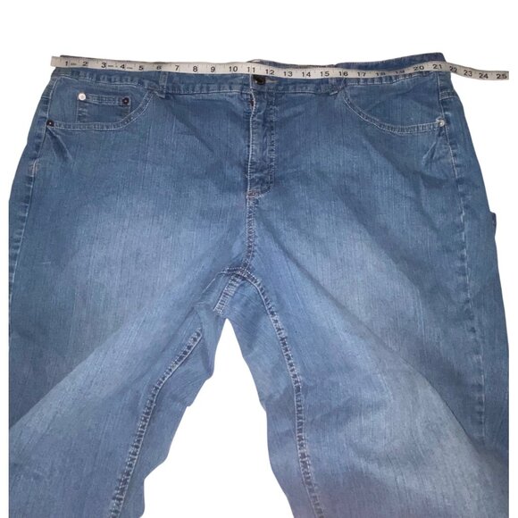 Just My Size JMS Classic Womens 24W Blue Denim Jeans Cotton Blend Average Fit - Picture 6 of 7